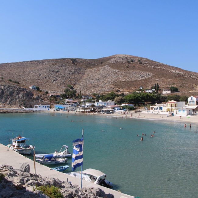 The village of Avlaki on the island of Pserimos